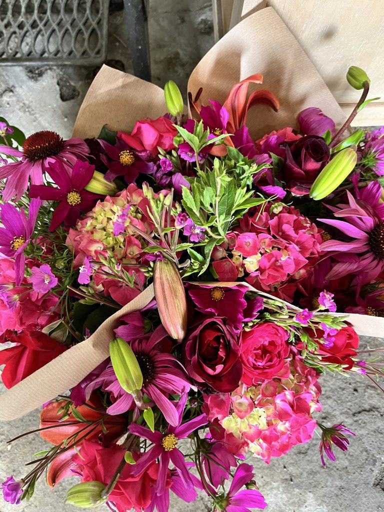 Bouquet de fleurs fraîches de Terre de couleurs