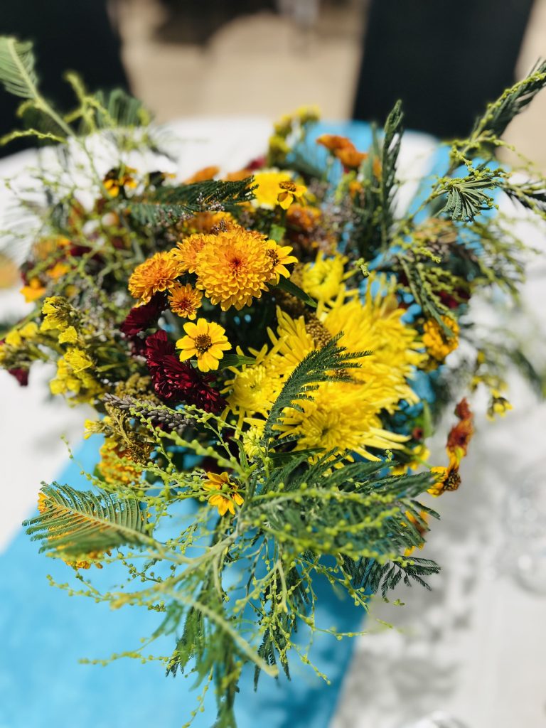 Composition florale pour mariage